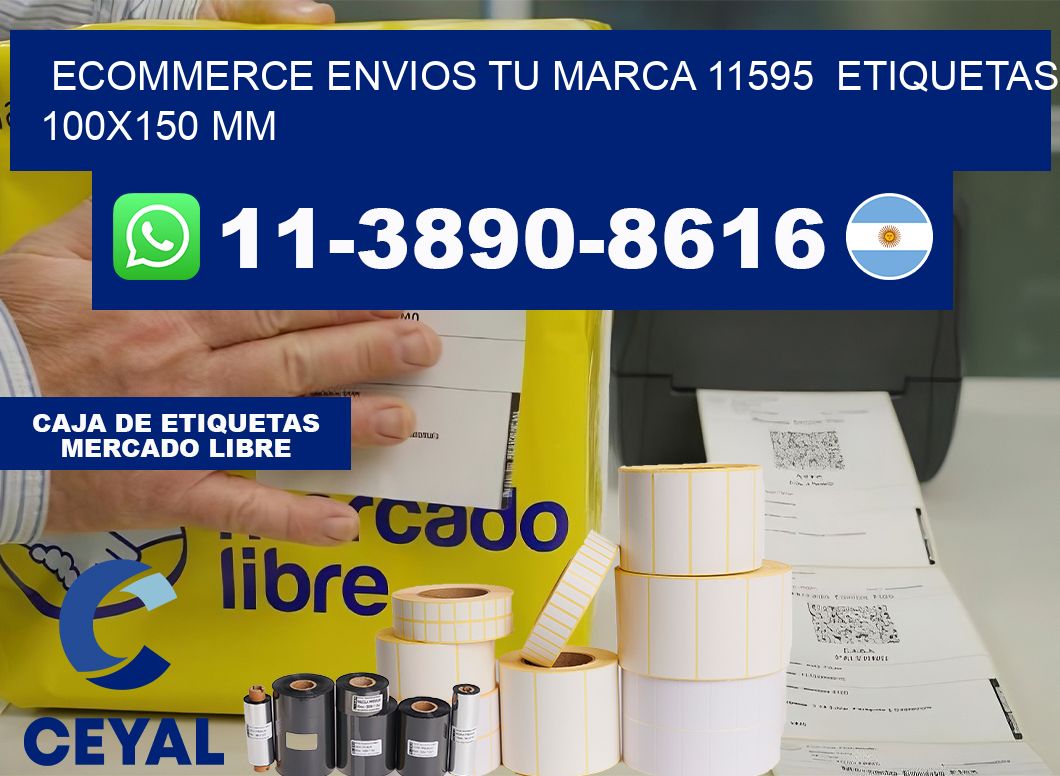 ecommerce envios tu marca 11595  etiquetas 100×150 mm
