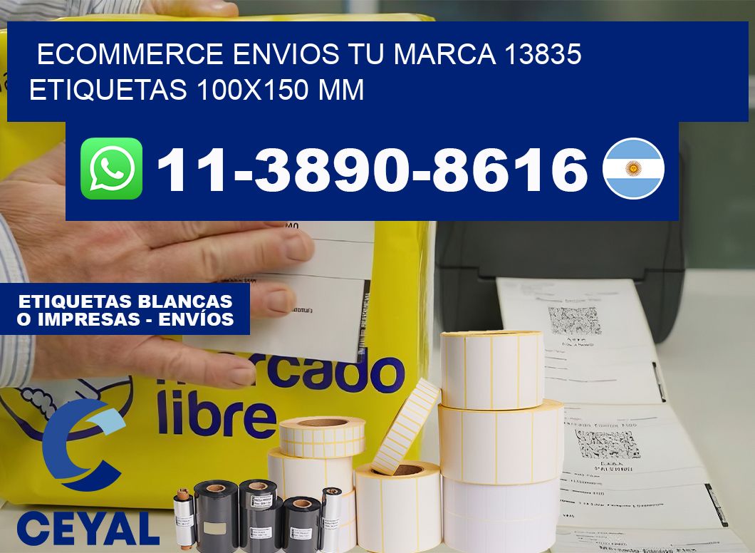 ecommerce envios tu marca 13835  etiquetas 100×150 mm