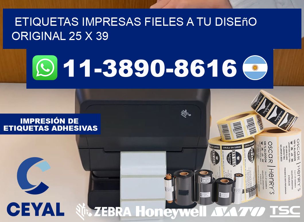 etiquetas impresas fieles a tu diseño original 25 x 39