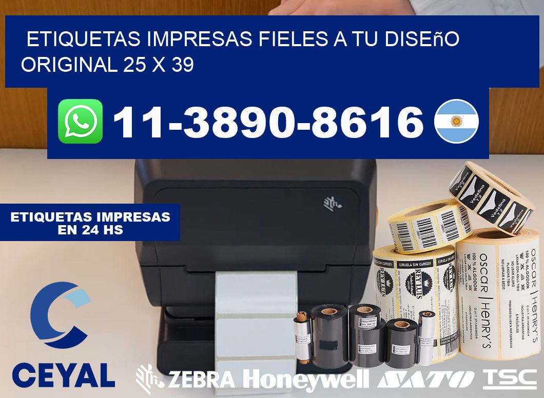 etiquetas impresas fieles a tu diseño original 25 x 39
