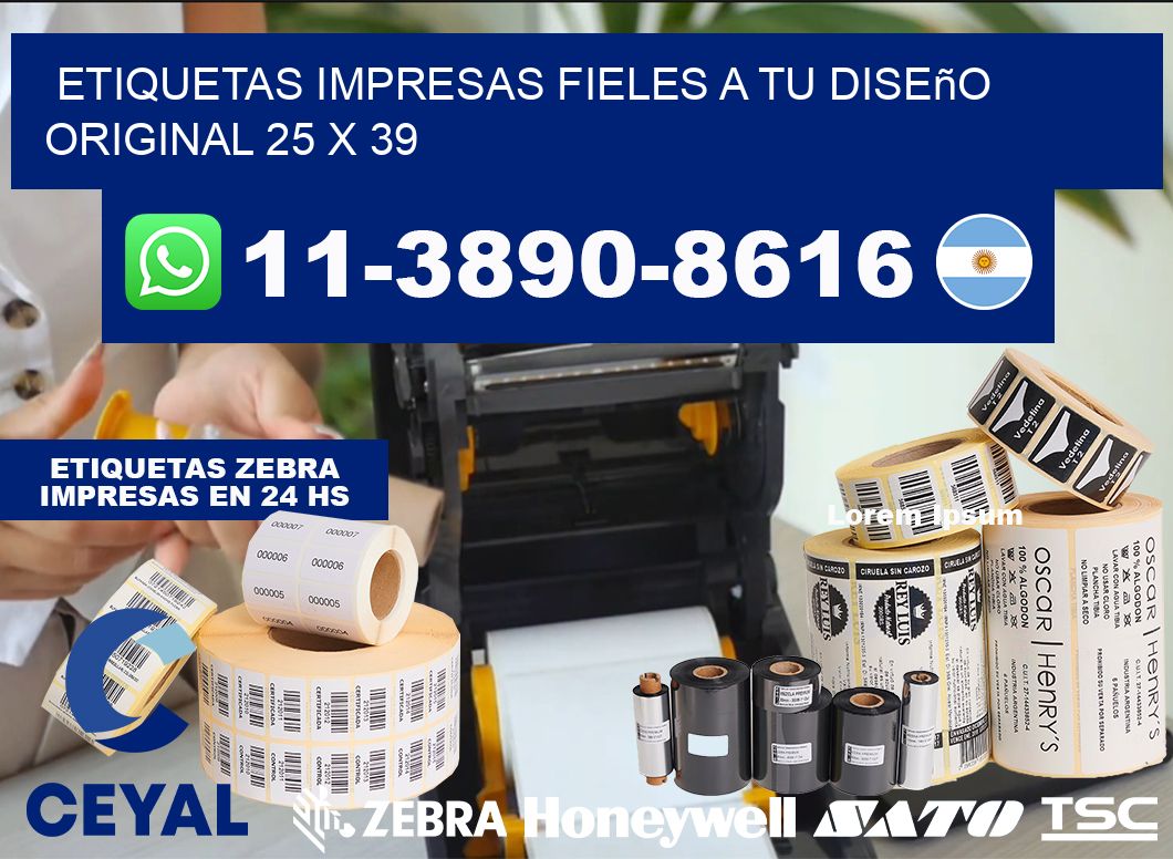 etiquetas impresas fieles a tu diseño original 25 x 39