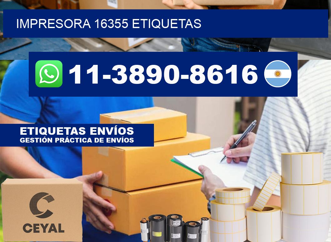 impresora 16355 etiquetas