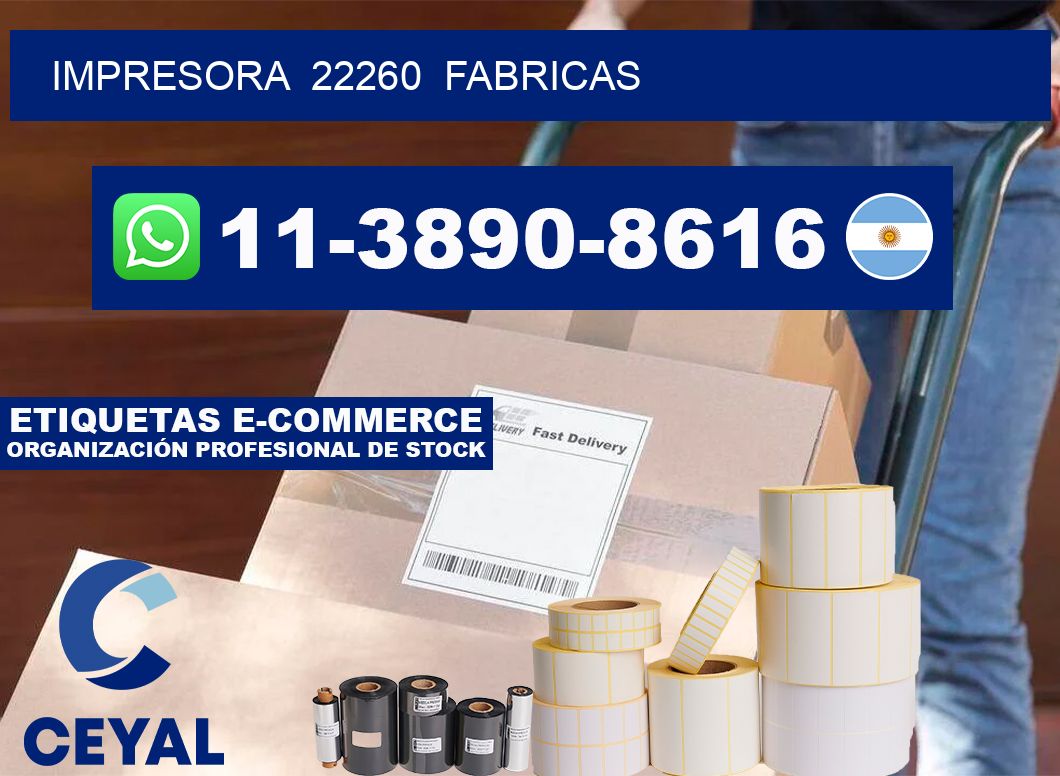 impresora  22260  fabricas