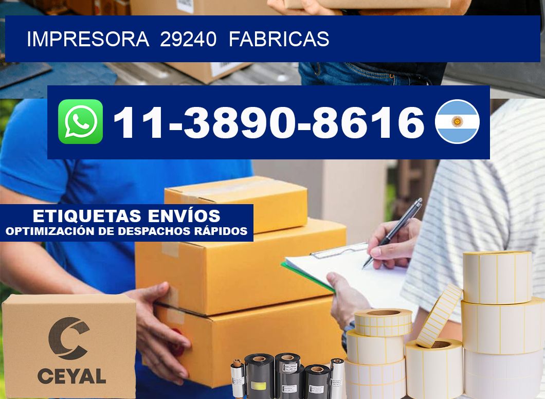 impresora  29240  fabricas