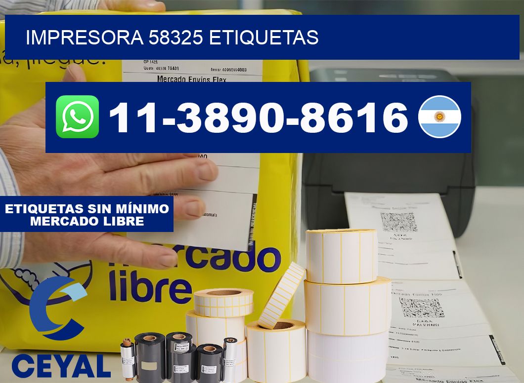 impresora 58325 etiquetas