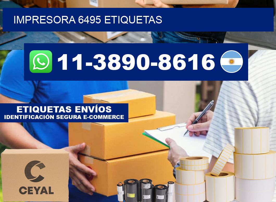 impresora 6495 etiquetas