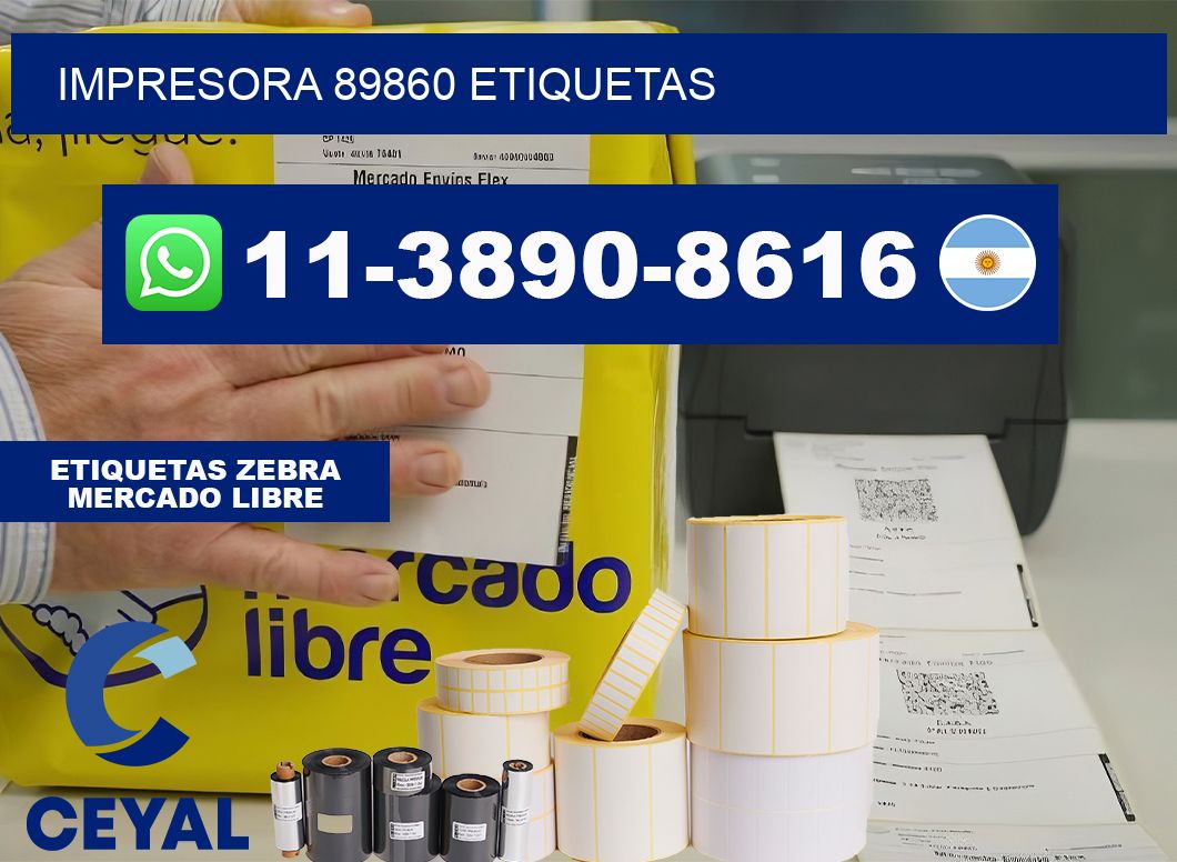 impresora 89860 etiquetas