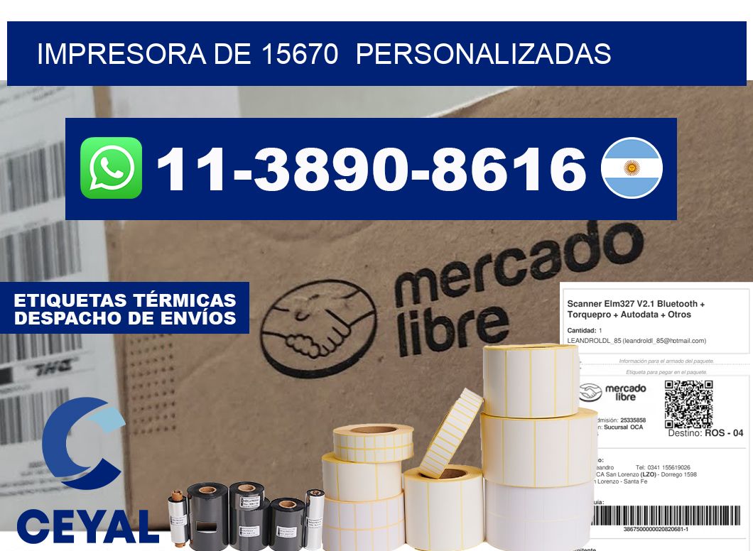 impresora de 15670  personalizadas