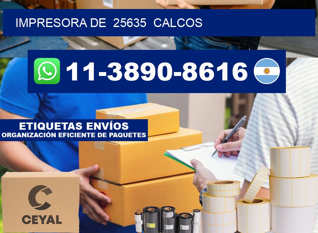impresora de 25635 calcos