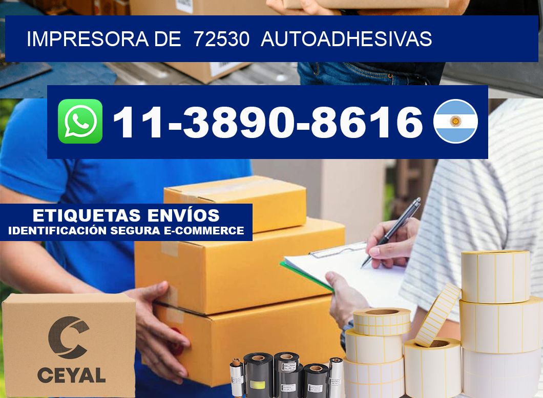 impresora de 72530 autoadhesivas