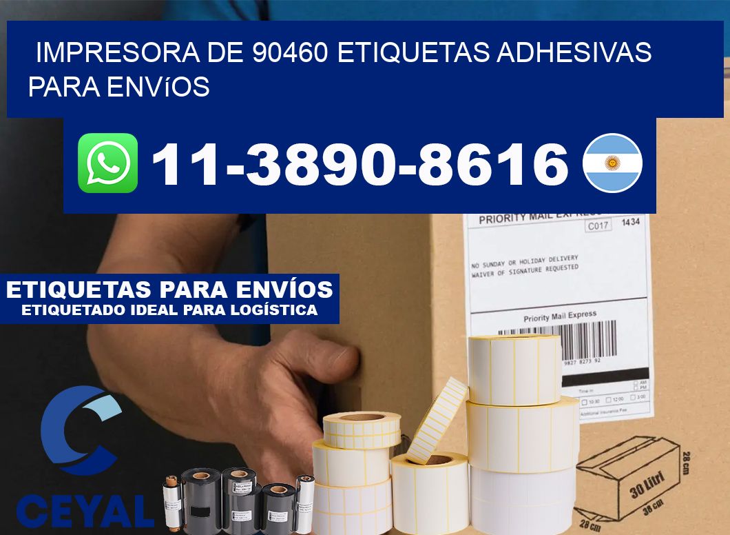 impresora de 90460 etiquetas adhesivas para envíos