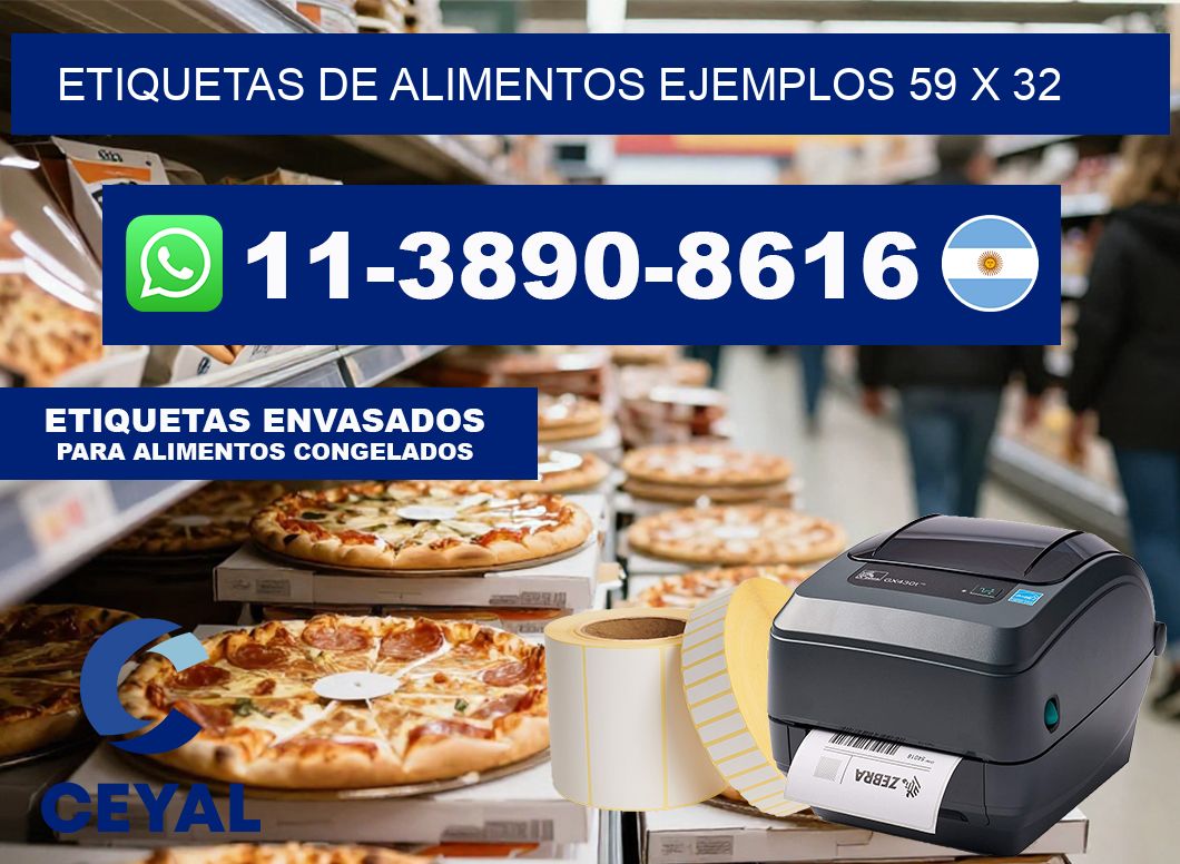 Etiquetas de alimentos ejemplos 59 x 32