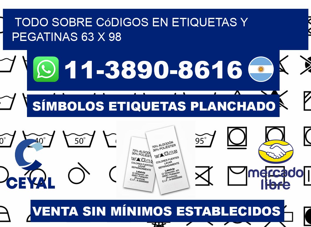 Todo sobre códigos en etiquetas y pegatinas 63 x 98