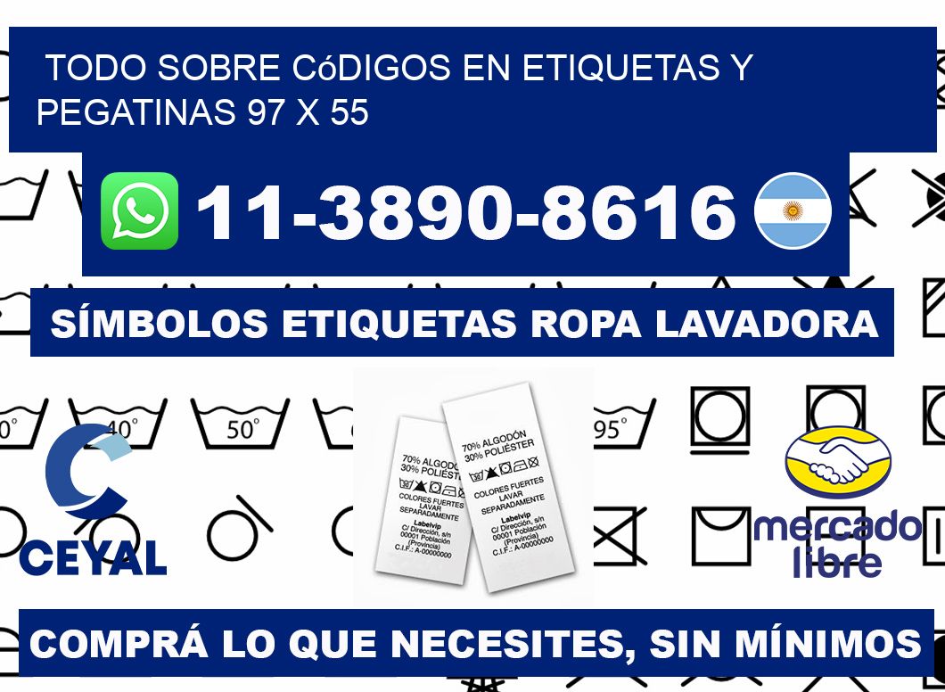 Todo sobre códigos en etiquetas y pegatinas 97 x 55