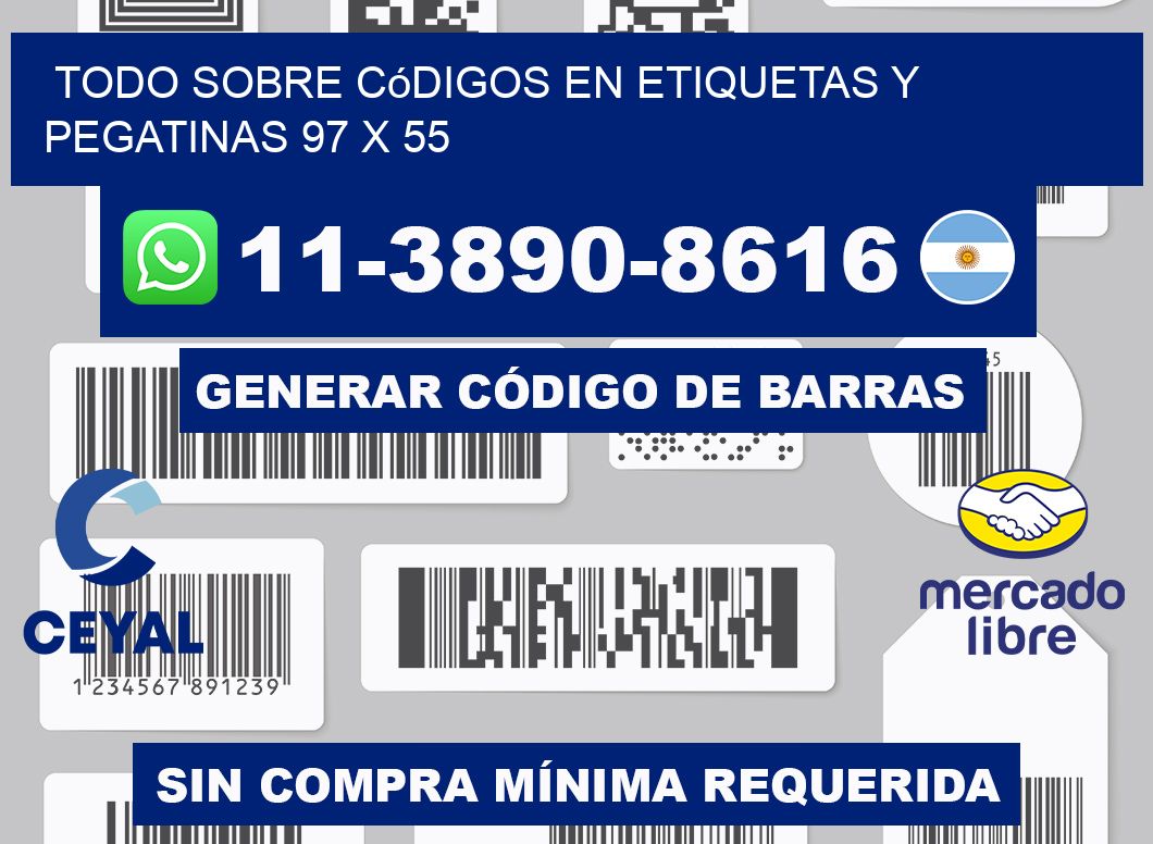 Todo sobre códigos en etiquetas y pegatinas 97 x 55