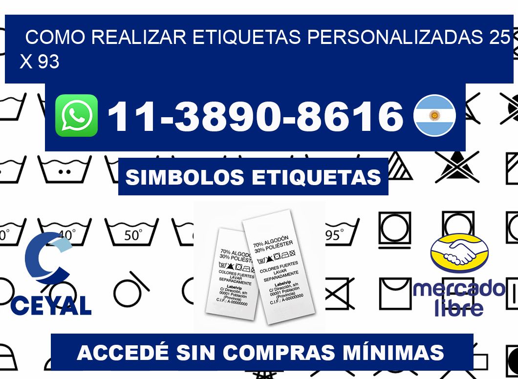 como realizar etiquetas personalizadas 25 x 93