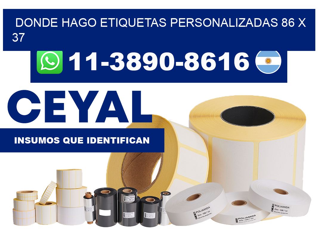 donde hago etiquetas personalizadas 86 x 37