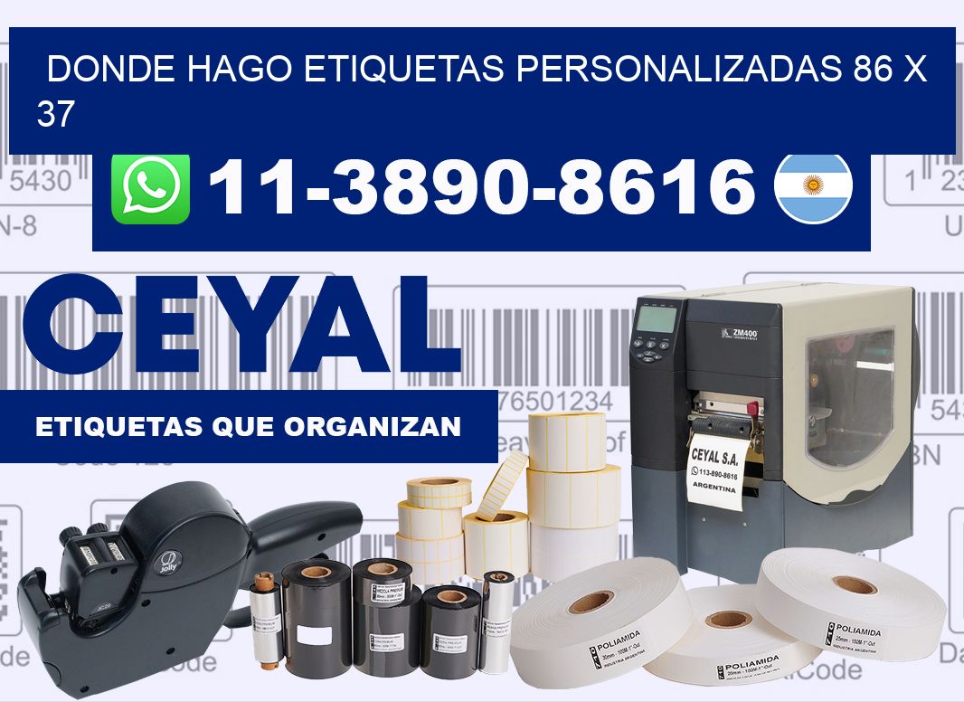 donde hago etiquetas personalizadas 86 x 37