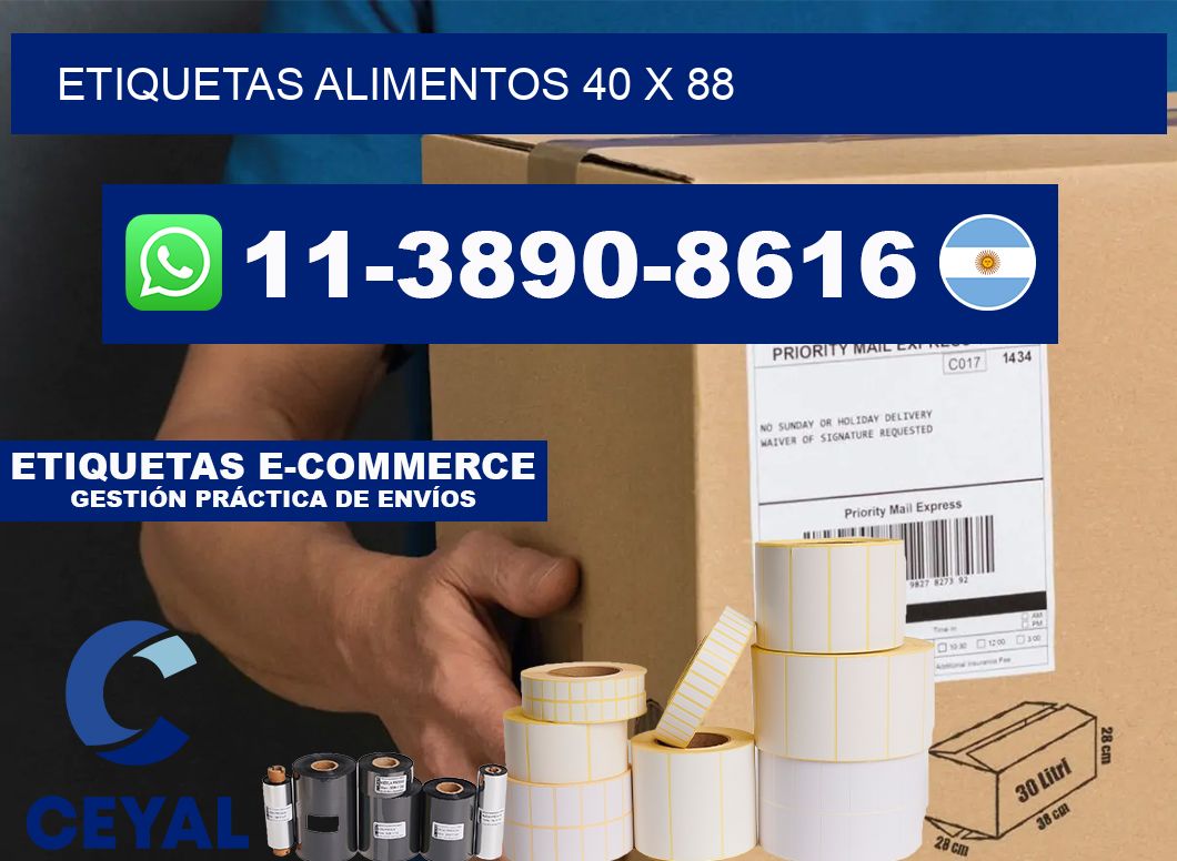 etiquetas alimentos 40 x 88