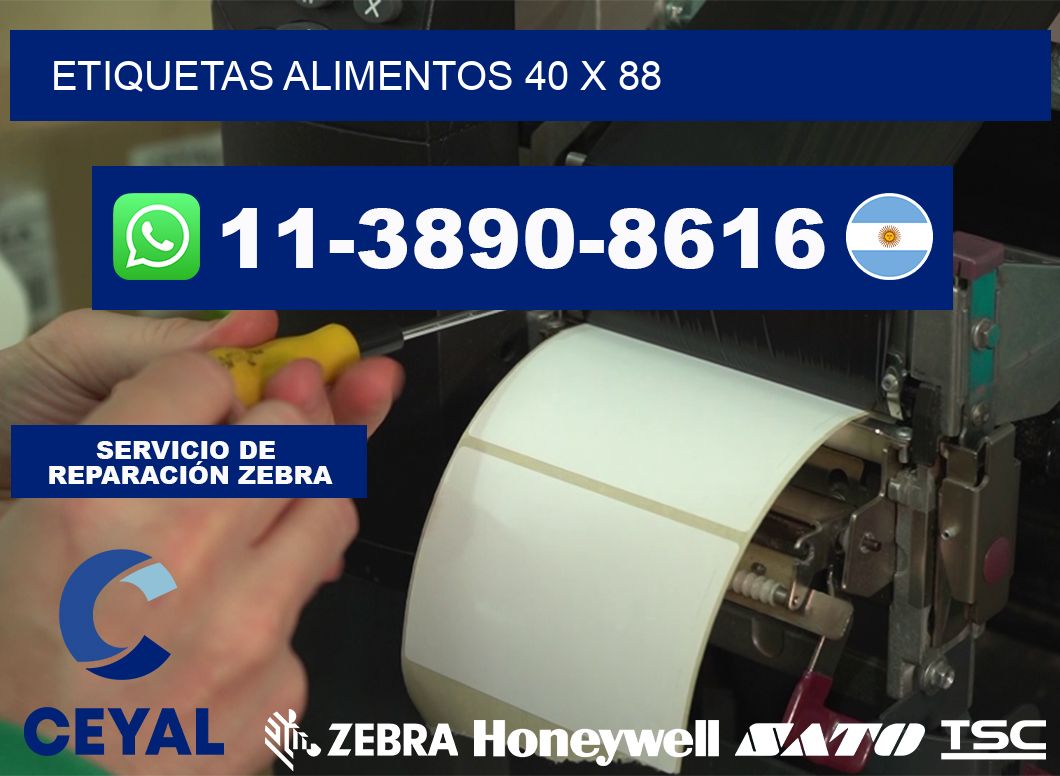 etiquetas alimentos 40 x 88