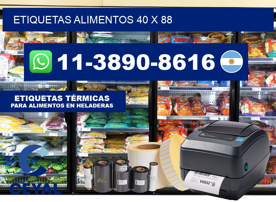etiquetas alimentos 40 x 88
