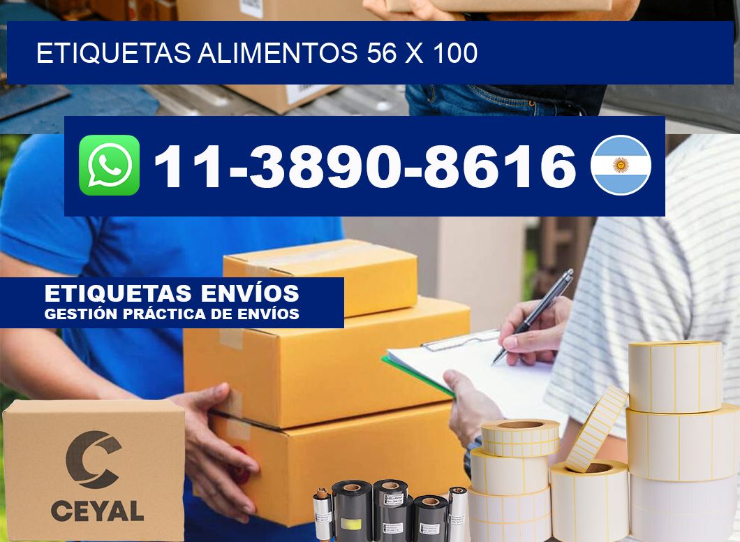etiquetas alimentos 56 x 100