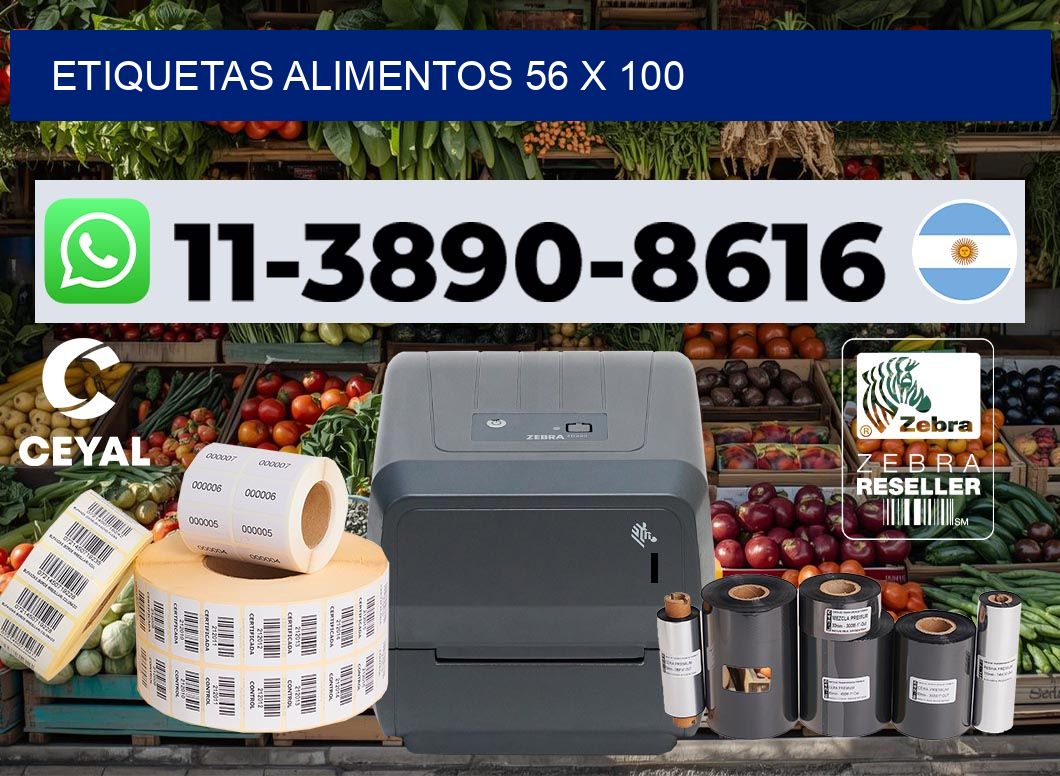 etiquetas alimentos 56 x 100