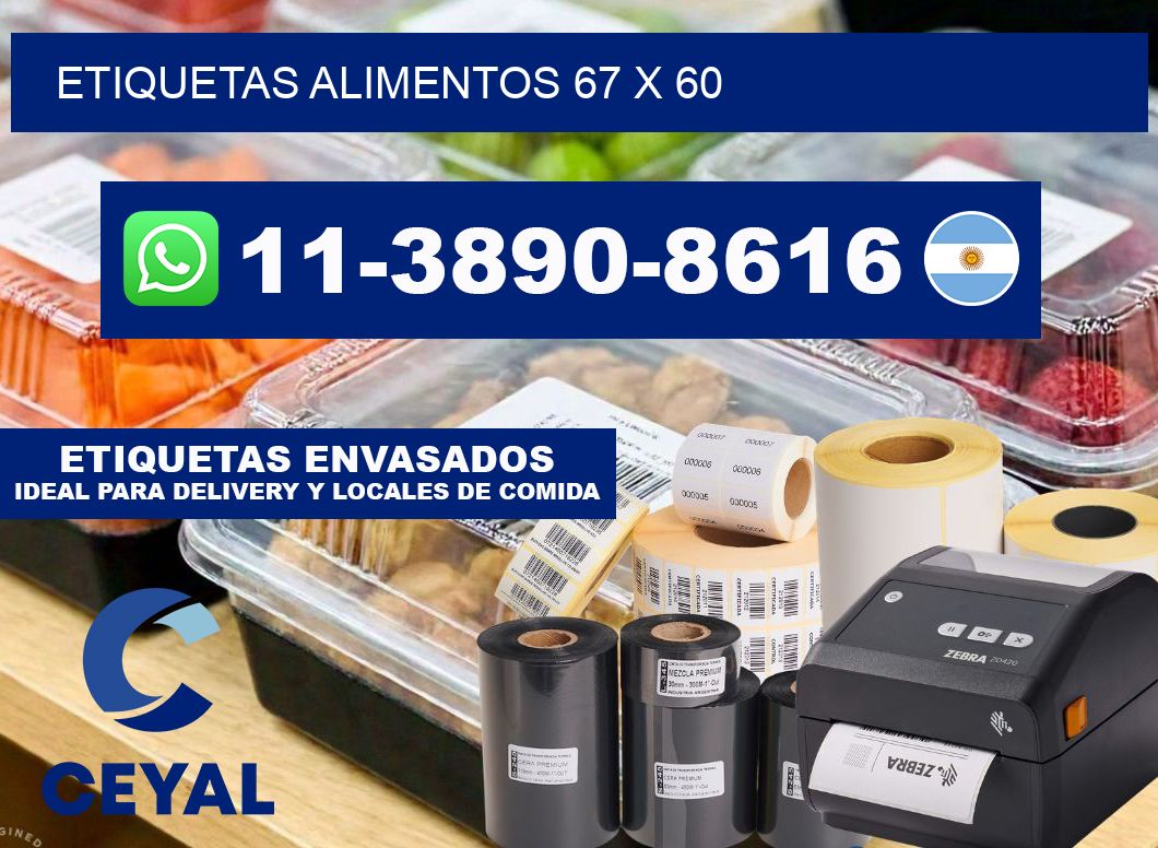 etiquetas alimentos 67 x 60