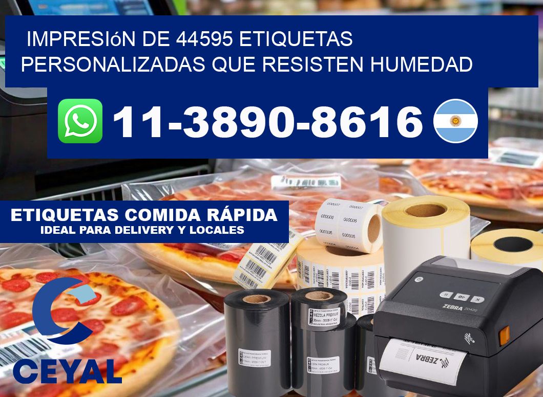 impresión de 44595 etiquetas personalizadas que resisten humedad