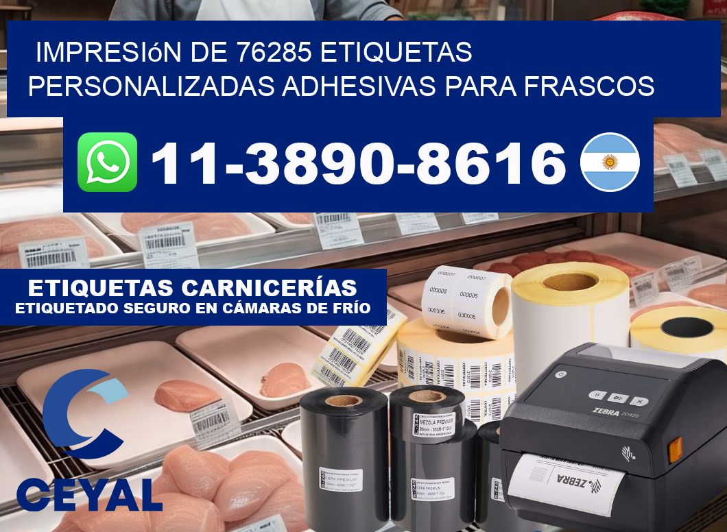 impresión de 76285 etiquetas personalizadas adhesivas para frascos