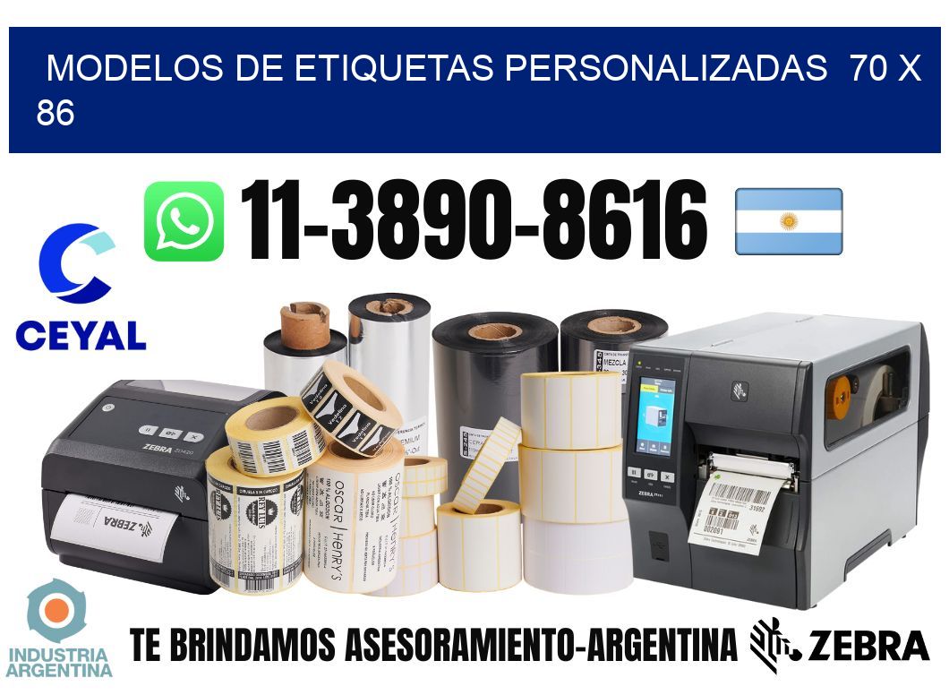 modelos de etiquetas personalizadas  70 x 86