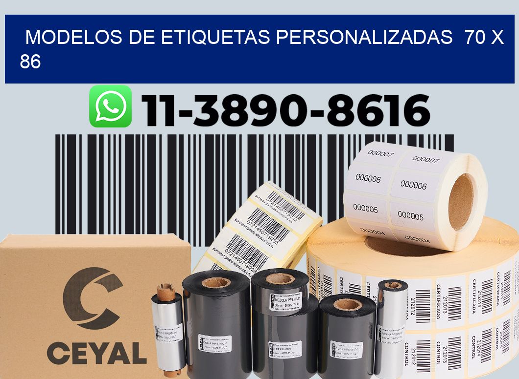modelos de etiquetas personalizadas  70 x 86