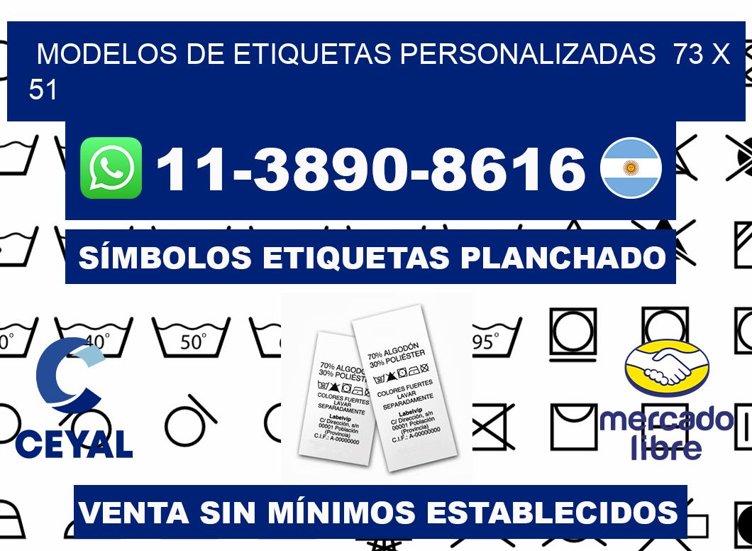 modelos de etiquetas personalizadas 73 x 51