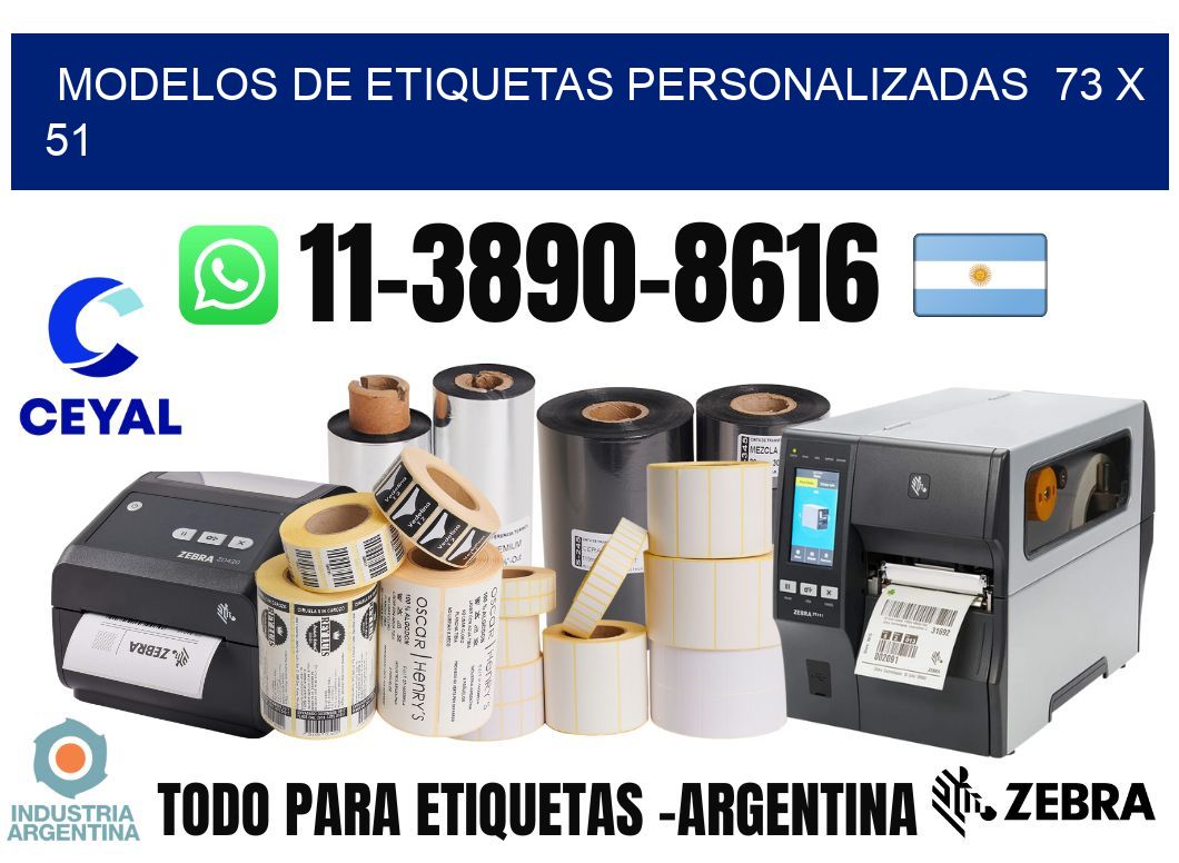 modelos de etiquetas personalizadas 73 x 51
