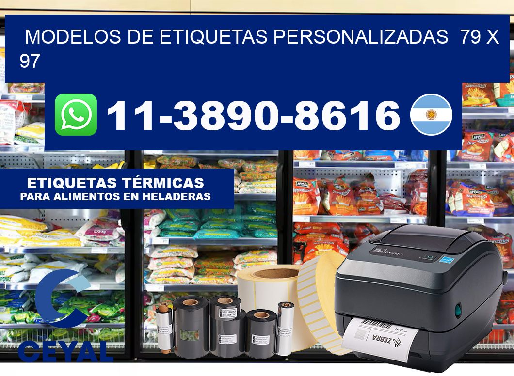 modelos de etiquetas personalizadas  79 x 97