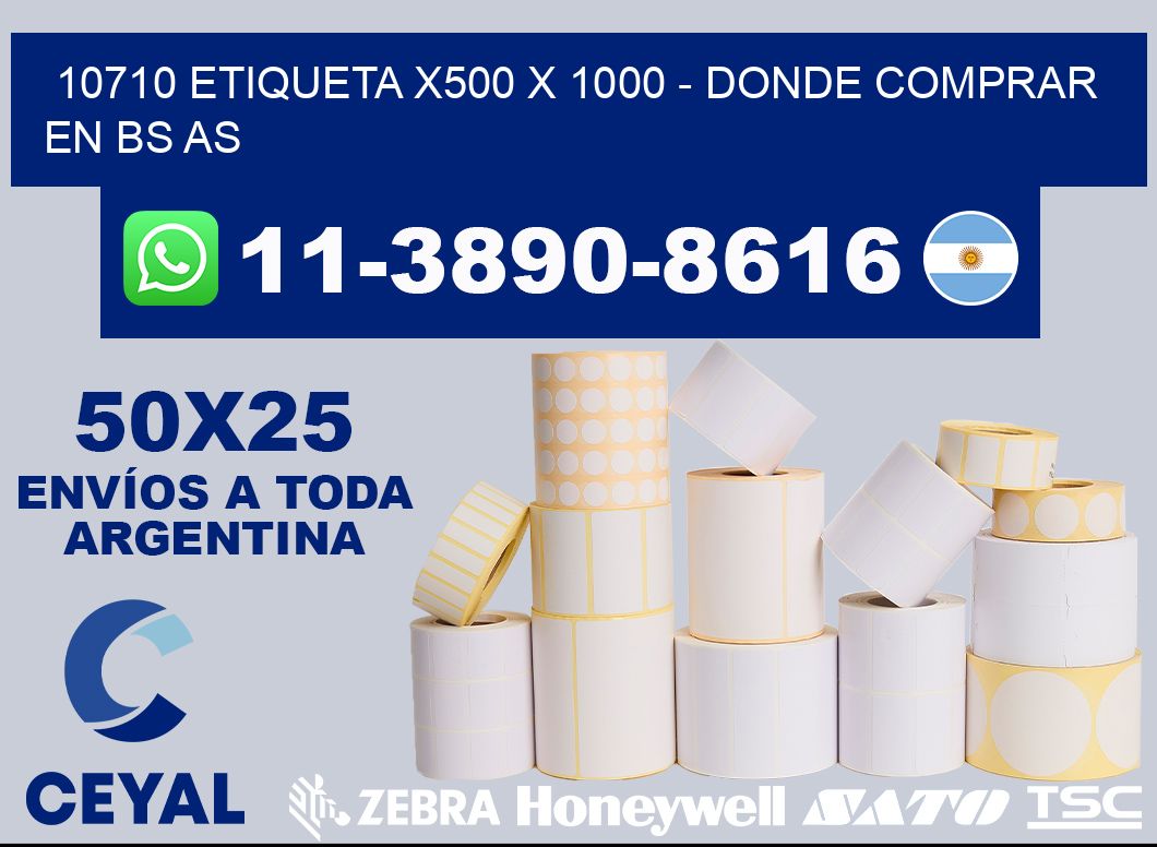 10710 etiqueta x500 x 1000 - Donde Comprar en bs as