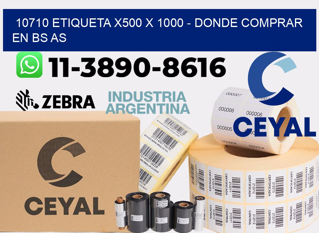 10710 etiqueta x500 x 1000 - Donde Comprar en bs as