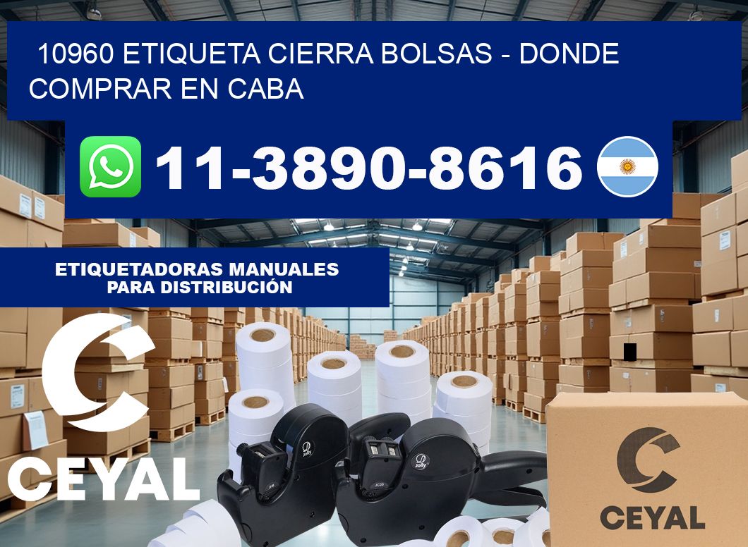 10960 etiqueta Cierra Bolsas – Donde Comprar en Caba