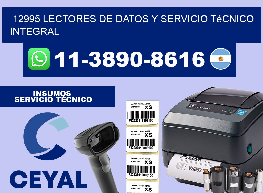 12995 Lectores de Datos y Servicio Técnico Integral