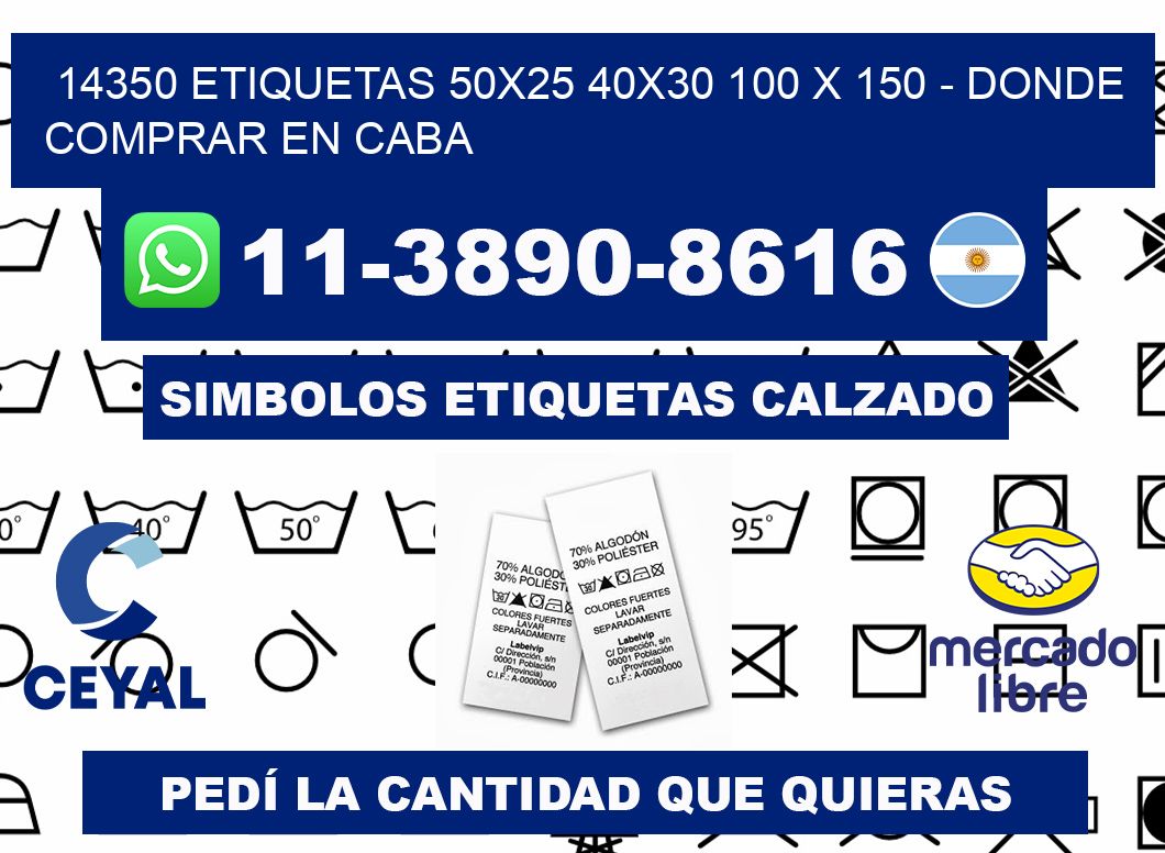 14350 etiquetas 50x25 40x30 100 x 150 - Donde Comprar en Caba