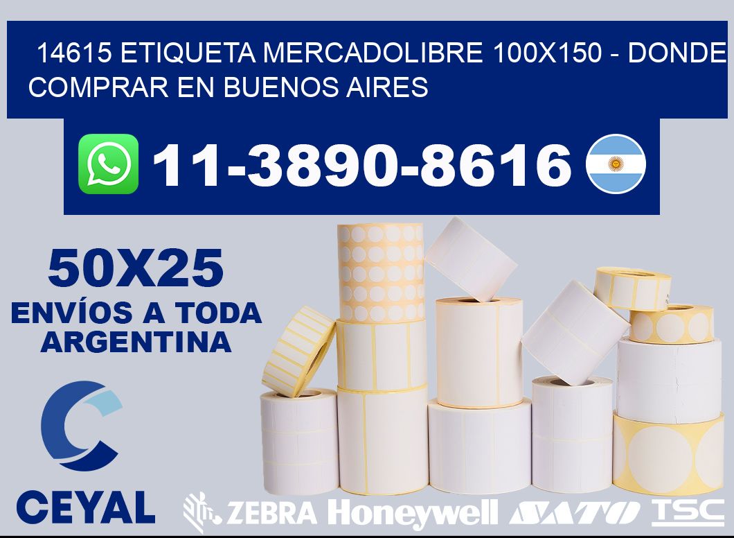 14615 etiqueta MercadoLibre 100x150 - Donde Comprar en Buenos Aires