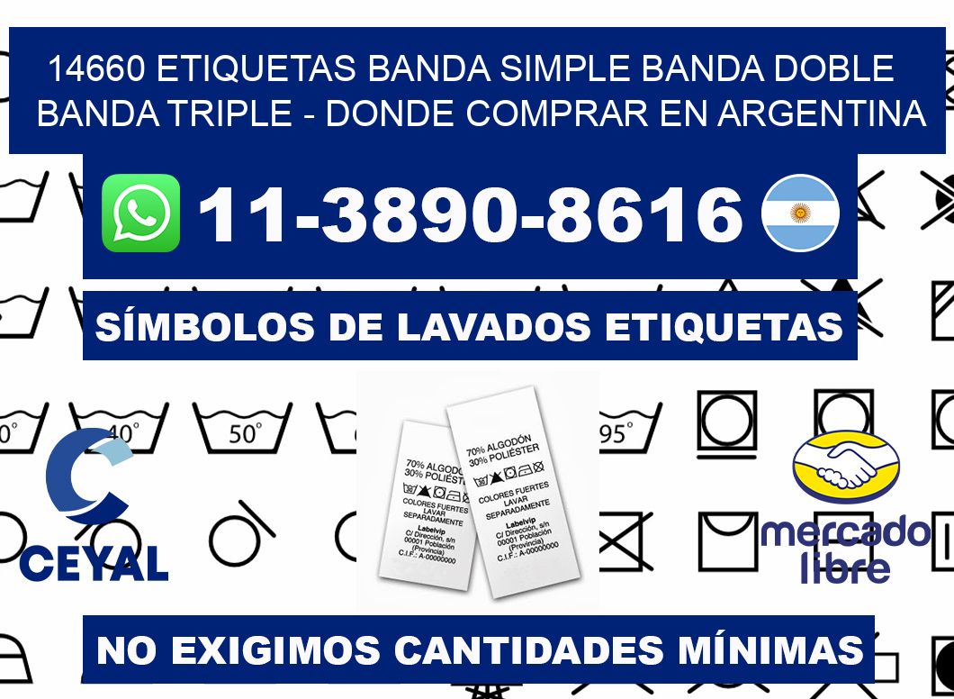 14660 etiquetas banda simple banda doble banda triple - Donde Comprar en Argentina