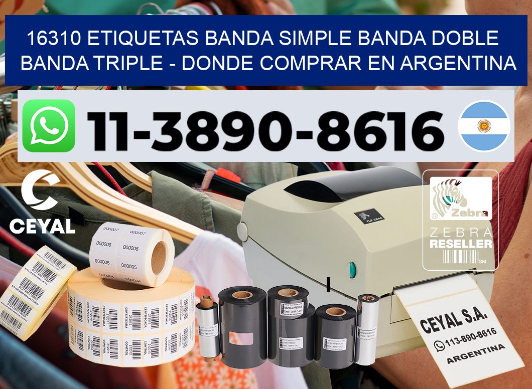 16310 etiquetas banda simple banda doble banda triple – Donde Comprar en Argentina