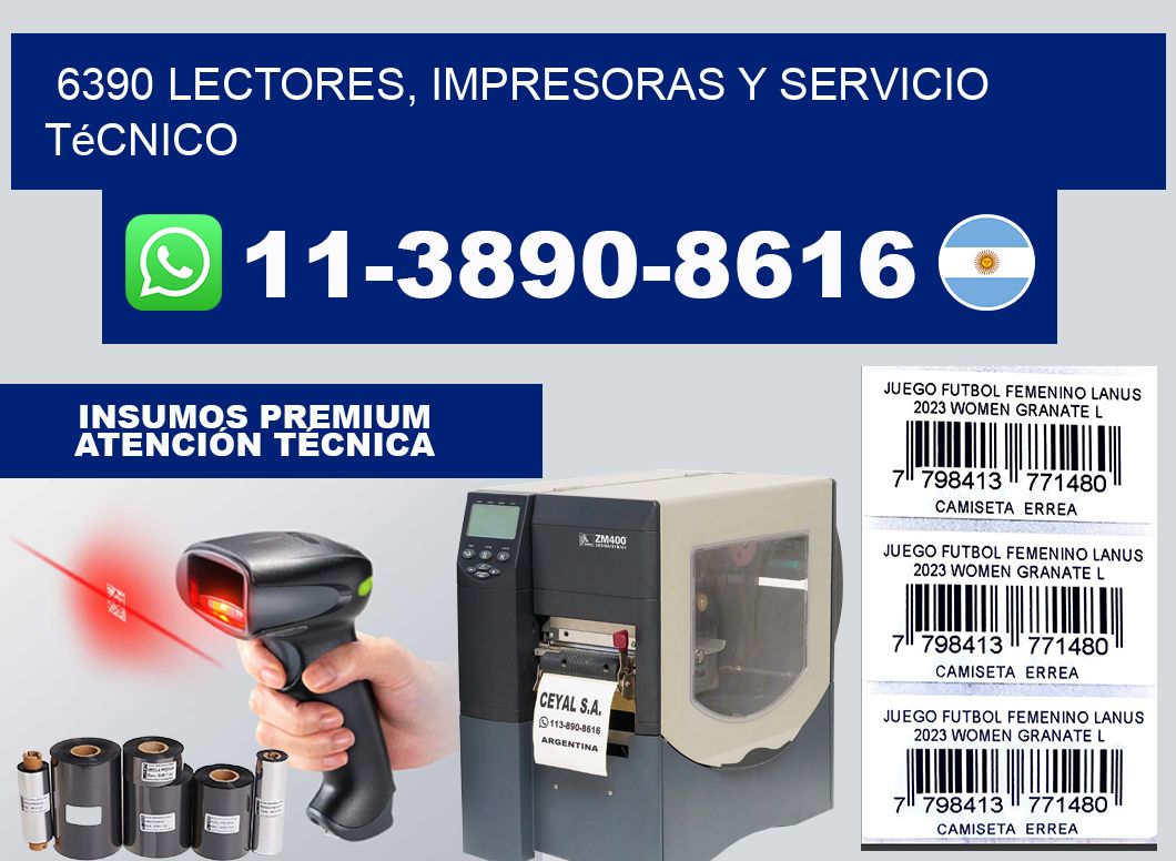 6390 Lectores, Impresoras y Servicio Técnico