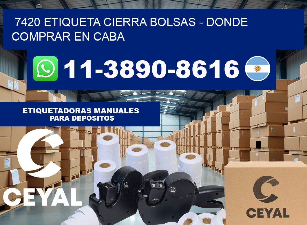 7420 etiqueta Cierra Bolsas – Donde Comprar en Caba