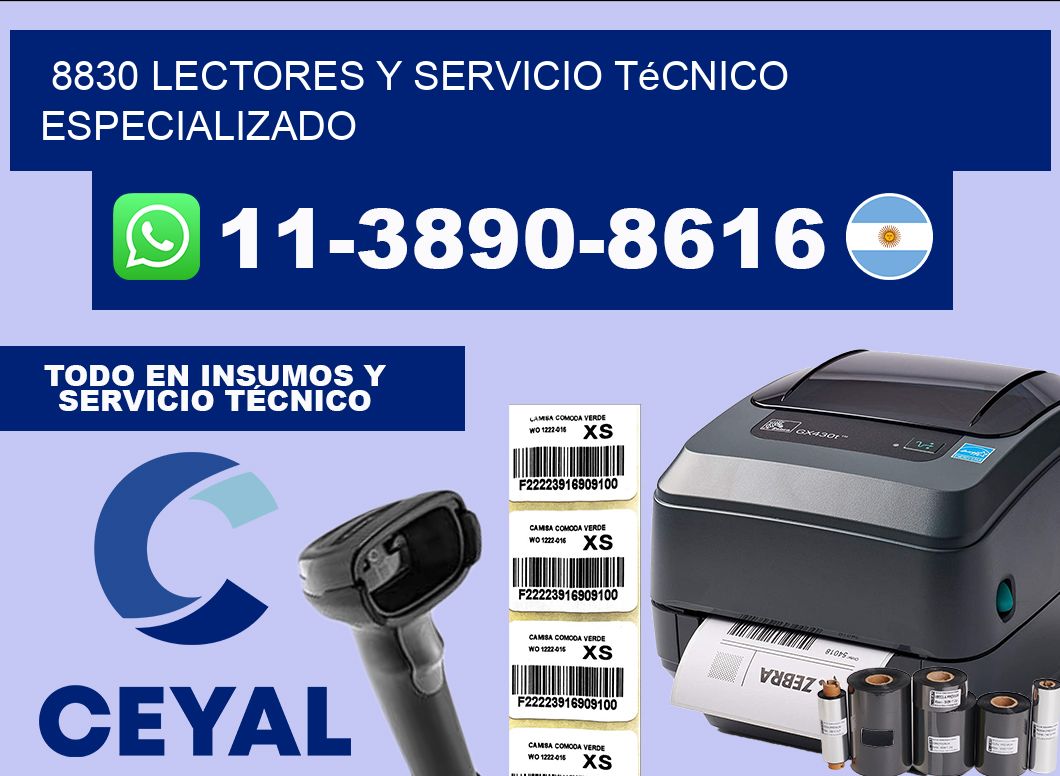 8830 Lectores y Servicio Técnico Especializado
