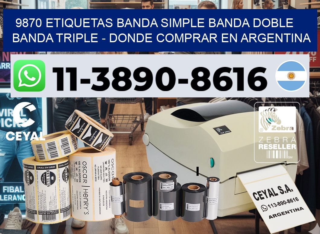 9870 etiquetas banda simple banda doble banda triple – Donde Comprar en Argentina