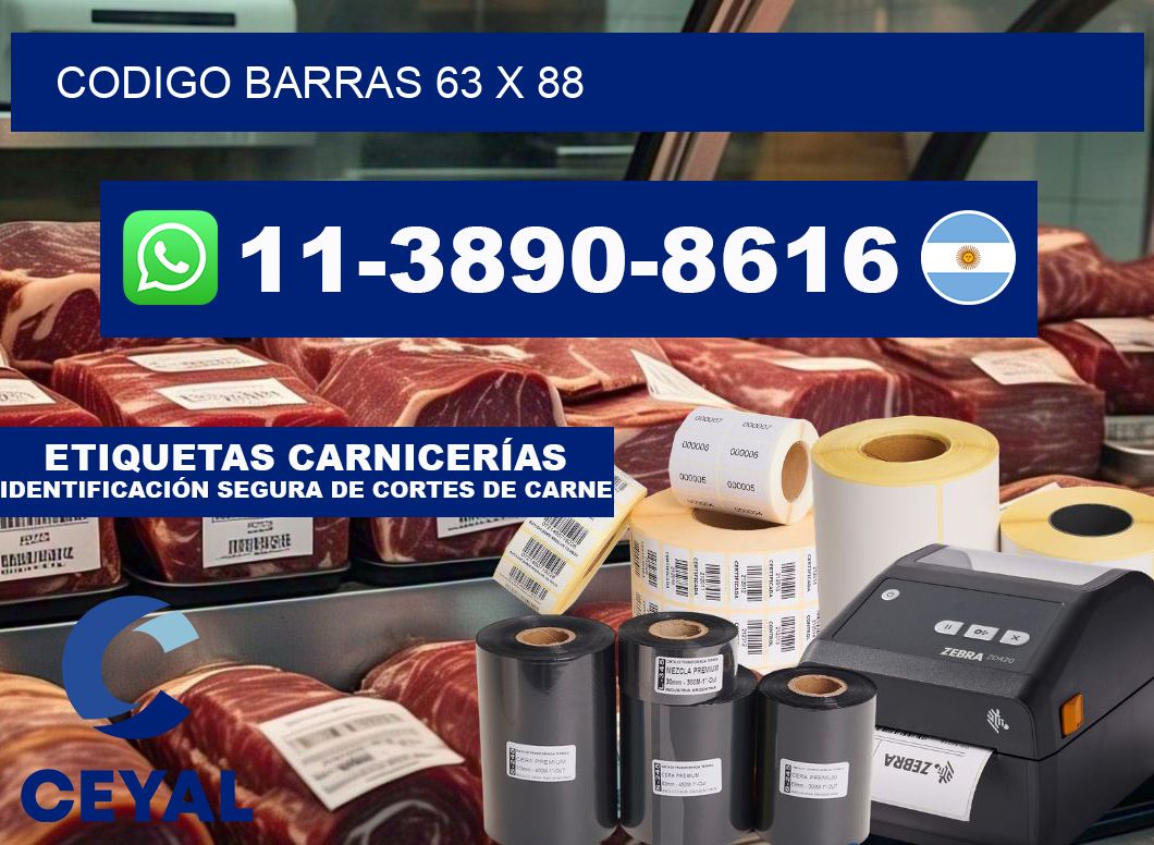 Codigo barras 63 x 88