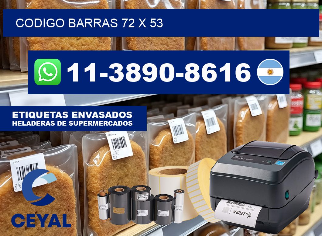 Codigo barras 72 x 53