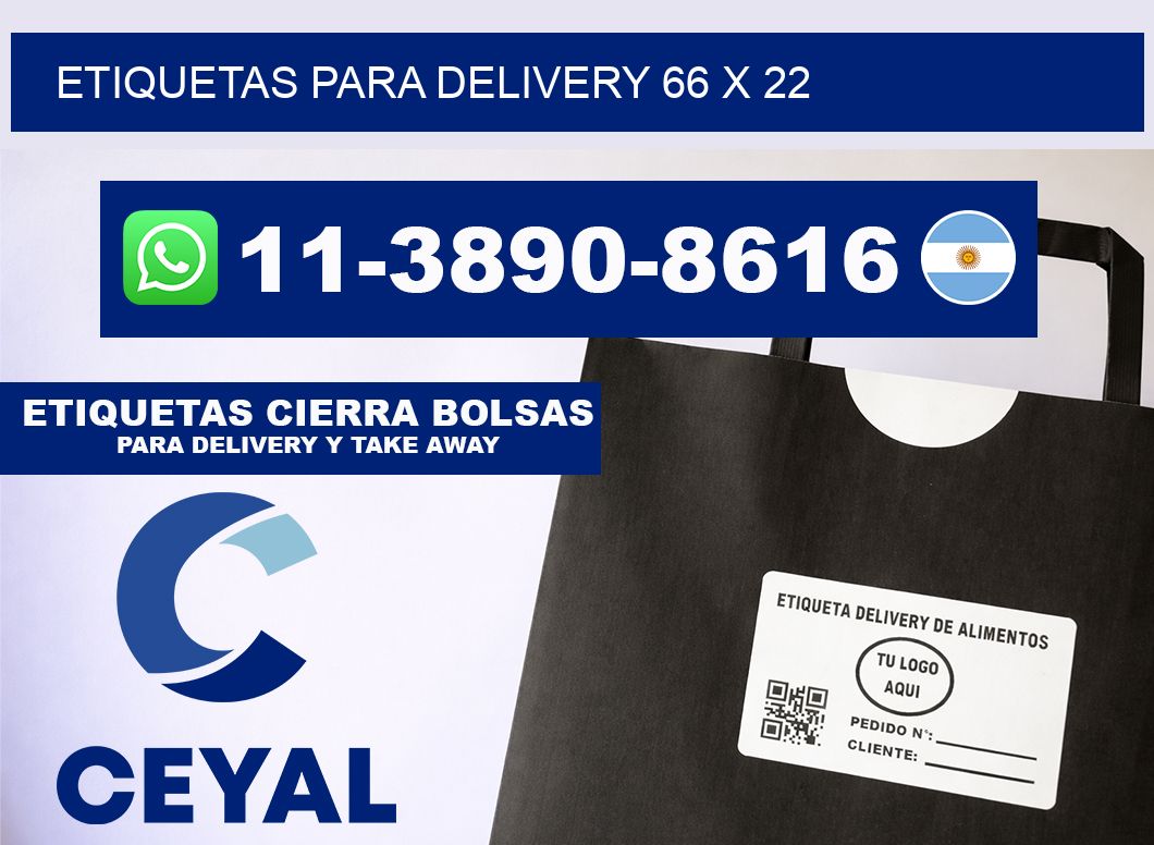 ETIQUETAS PARA DELIVERY 66 x 22